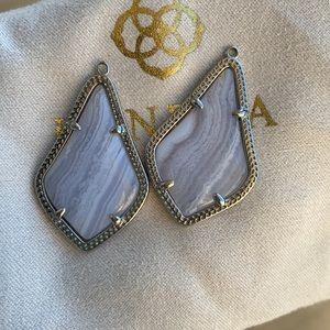 Kendra Scott Lace Agate Alex Earrings